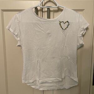 Garage White Embroidered T-shirt